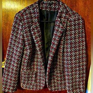 Briggs New York Plaid Jacket Size 14